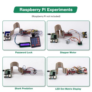 LAFVIN Super Starter Kit für Raspberry Pi 4 / 4B / 3B / 3B Python C Java Scratch mit Tutorial Beginner Kit für Raspberry Pi 5