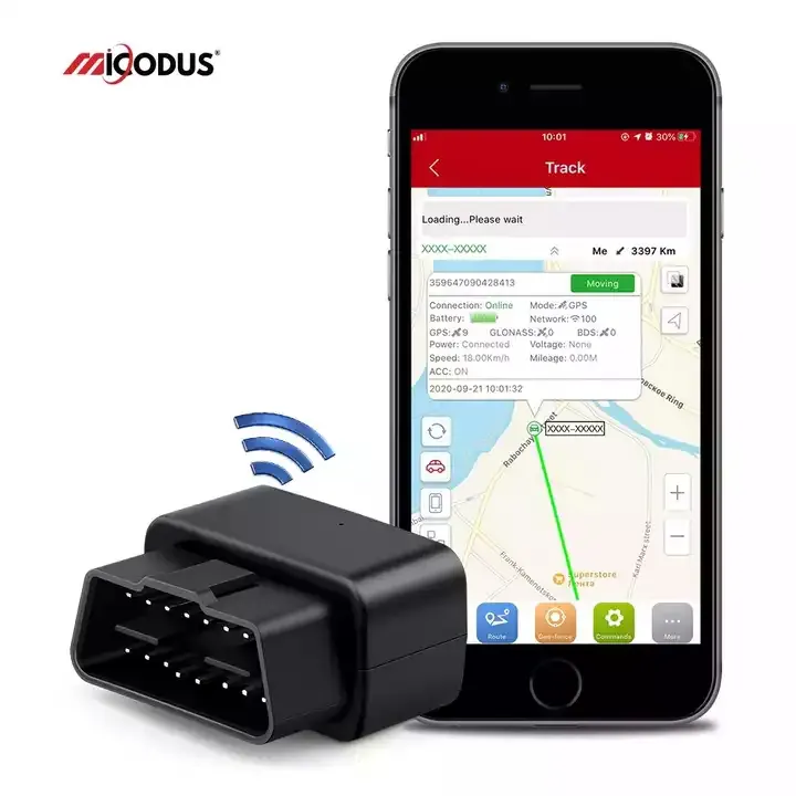 Pas de frais mensuels Google Maps MiCODUS MV33 moniteur vocal en temps réel voiture OBD2 GPS dispositif de suivi véhicule Mini OBD GPS Tracker