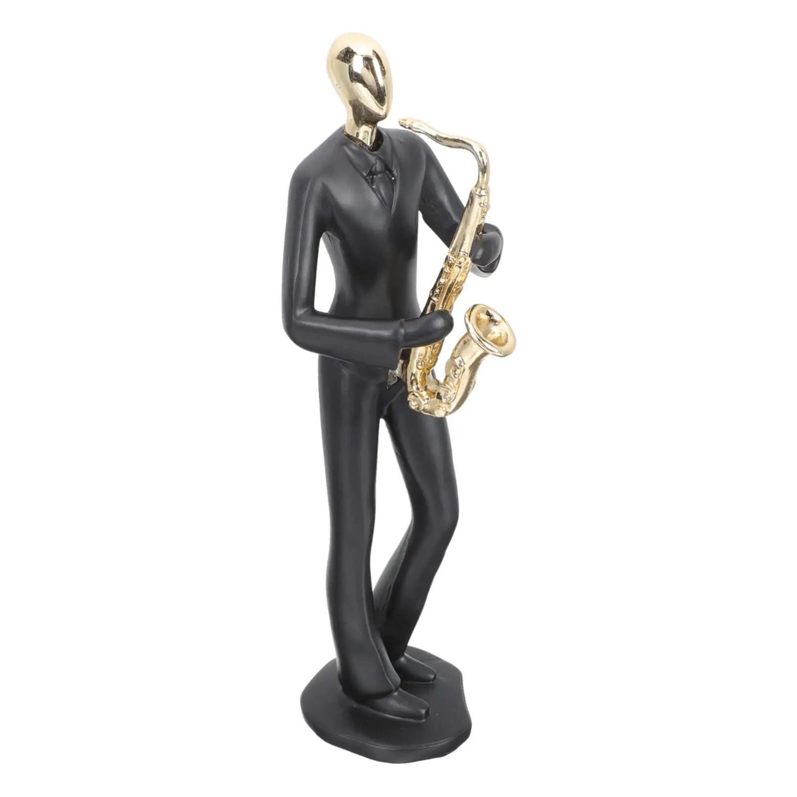 Harz-Band-Schmuck Trophy moderne abstrakte Heimdekoration Saxophon Musikinstrument Modell Souvenir-Schmuckfigur
