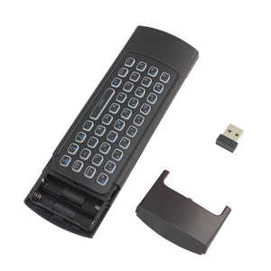 MX3 2.4G Air <strong>Mouse</strong> Voice Remote Control Mini Silicon <strong>Keyboard</strong> Backlight Wireless RF Learning Code Compatible TV Box PC Home <strong>Use</strong> - Product Image 3