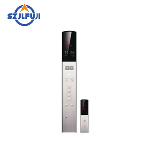 Akıllı basma düğmesi nokta ile cam tipi asansör COP LOP/LCD ekran 304SS duvara monte tipi - Product Image 5