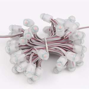 Luci Pixel a Led monocolore 0.2W DC12V IP67 9mm luce Pixel pubblicitaria impermeabile per esterni - Product Image 1