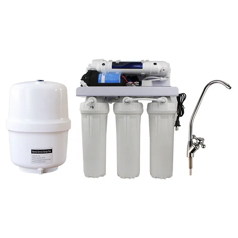 Home water filter under sink drinking water filter for household 100GPD reverse osmosis RO drinking water filter system