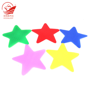 Forma personalizada Tamaño <span class=keywords><strong>Color</strong></span> y logotipo Adhesivo social Gancho y bucle Alfombra Piso Puntos Accesorio - Product Image 6