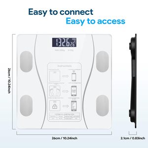 Yüksek kaliteli ev özel küçük insan tartı akıllı vücut yağ ölçümü akıllı elektronik App ile vücut yağ ölçer Bmi - Product Image 6