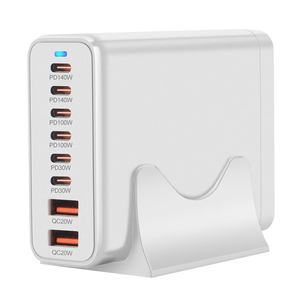 580W USB C hızlı şarj bloğu, 8 Port USB şarj istasyonu, GaN3 Pro çift 140W PD3.1 PPS Port hızlı şarj istasyonu Laptop için - Product Image 5