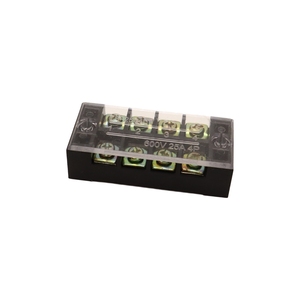 Bloque de terminales TB One in one out Terminal de cableado de cobre Placa de terminales fijas TB-2504 - Product Image 2