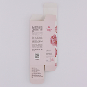 Çevre dostu kağit kutu özelleştirmek özel baskı logosu pembe nakliye karton katlanabilir kozmetik kağit kutu ambalaj - Product Image 3