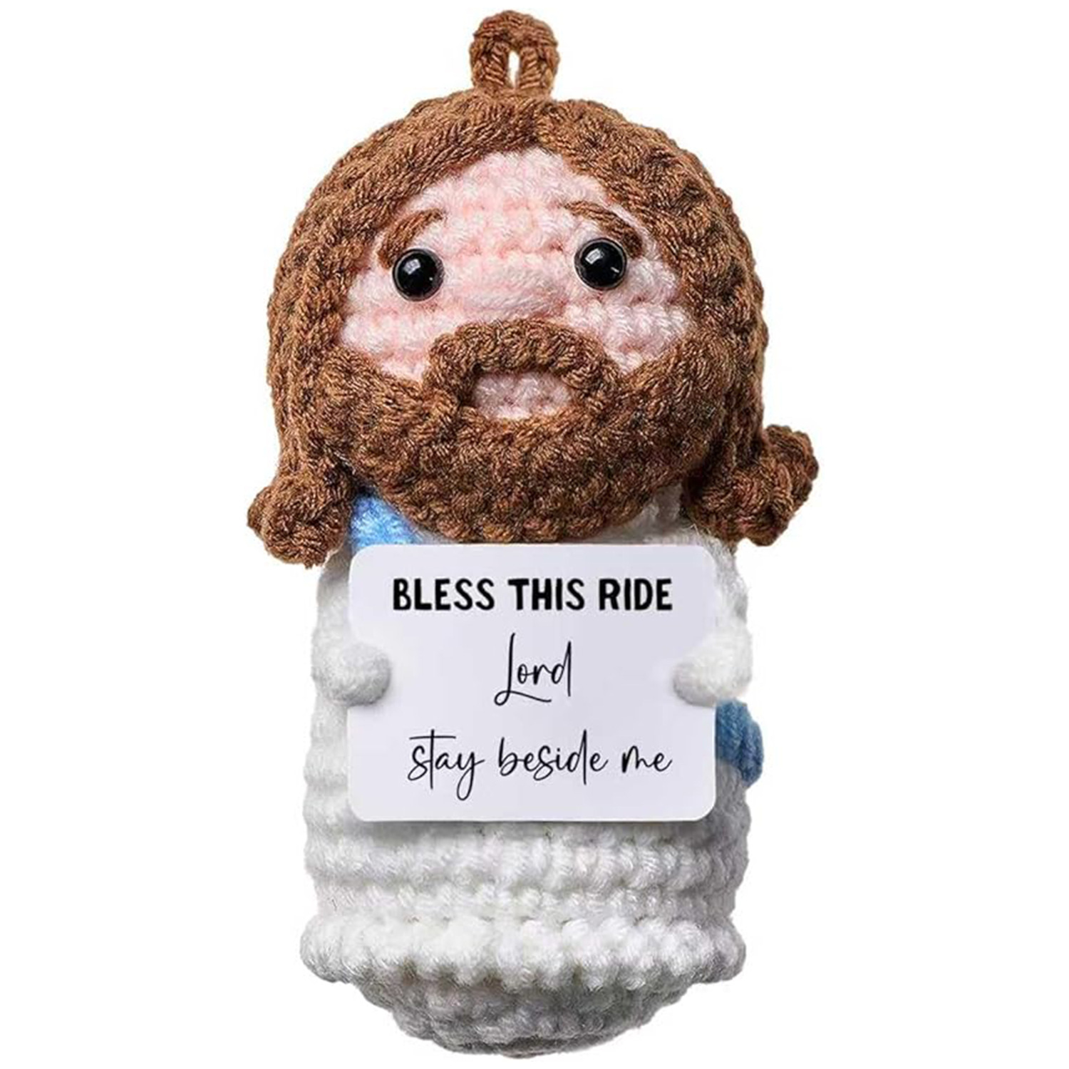 Bénir la poupée à barbe au crochet