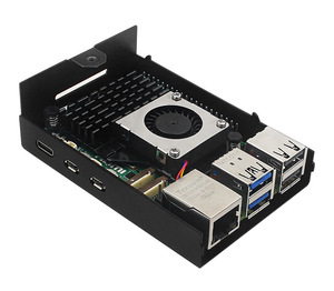 Изготовленный на заказ Raspberry Pi 5B алюминиевый корпус 5-го поколения металлическая защита коробки совместима с активным радиатором Raspberry Pi5 - Product Image 5