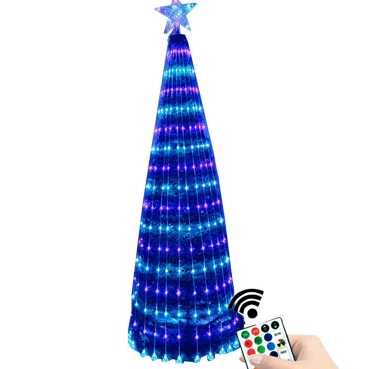 DC5V 스테이크 요정 RGB 문자열 led 야외 장식 장식 나무 크리스마스 조명 장식 용품 휴일 조명