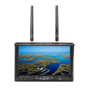LCD5802D 5802 5.8G 40CH 7 Inch <strong>FPV</strong> <strong>Monitor</strong> With DVR Build-in Battery for RC Drone Airplane Long Range - Product Image 3