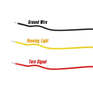 Mini tín hiệu lần lượt ánh sáng LED chạy chỉ số đèn phù hợp cho Harley Sportster XL883 1200 72 48 2004-2020 - Product Image 4