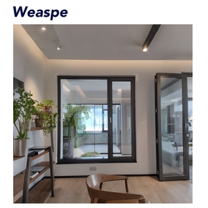 Modern Custom-made <strong>Built</strong>-in Louvered Flat <strong>Windows</strong> for Both Interior and Exterior Tilt and Turn <strong>Window</strong> Use in Villas - Product Image 2