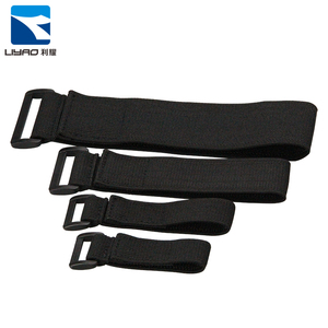Fabricante de China Elástico Gancho y bucle Cinch Correas ajustables Flexible Sujeción ajustable Correas de cable Color Logotipo personalizado - Product Image 4