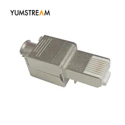 Tool-Free Rj45 Cat6A Field <strong>Connection</strong> Modular Plug 8P8C Cat 6A Cat6A Ethernet Connector Rj45 Connectors Plug - Product Image 2