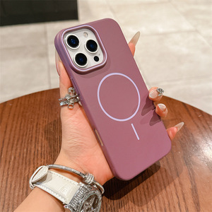 超薄型磁気保護カバーiPhone 16 Promax 15 & Plus Apple 15用スキンタッチ感のあるハードフォンケース - Product Image 6