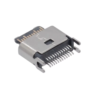 板锁USB 3.1 C型母24针全功能测试插座垂直USB C插座连接器，用于快速充电 - Product Image 3