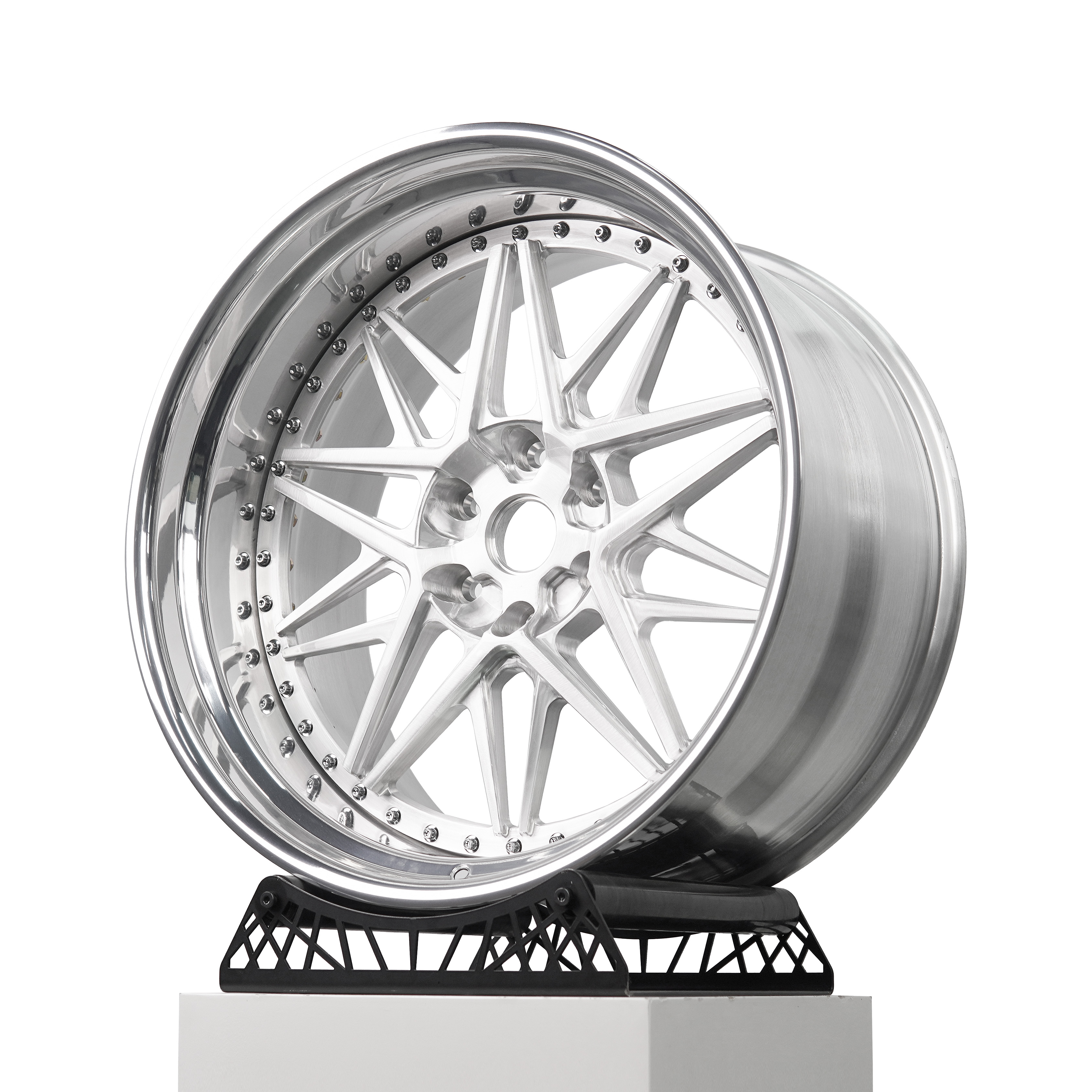 Multi Star Spoke Plata cepillada