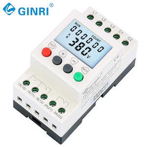 GINRI JVR800-2 3 เฟสตัวจับเวลาอิเล็กทรอนิกส์เครื่องตรวจจับแรงดันไฟฟ้าย้อนกลับรีเลย์ป้องกันพลังงาน - Product Image 3