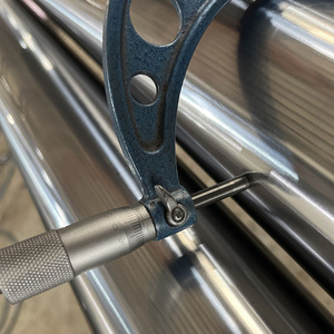Wuxi Aisi4140 <strong>Ck45</strong> 42crmo 42crmo4v 40cr/42crmo4 3 mm 90mm Induction Hardened Hard Alloy <strong>Chrome</strong> Plated Round Rod <strong>bar</strong> Piston Rod