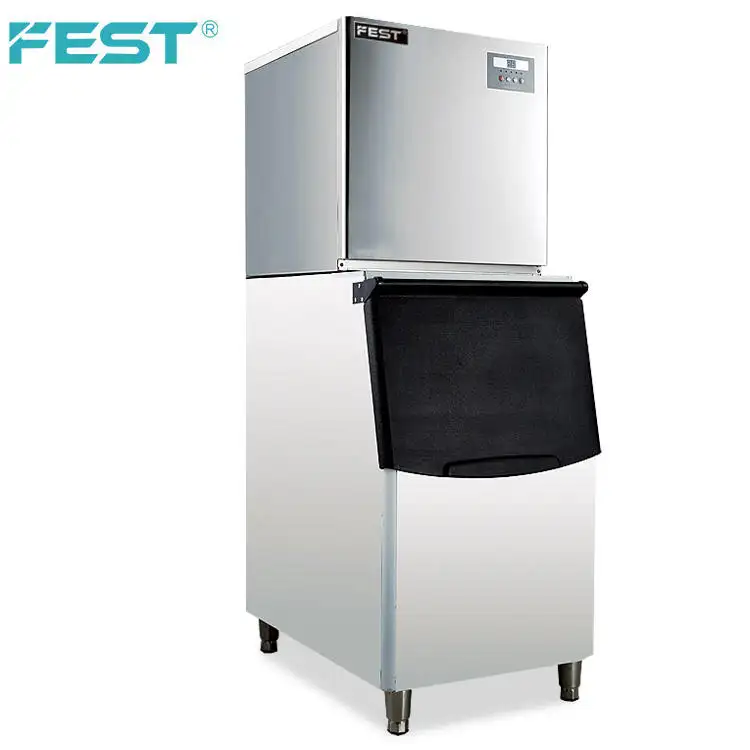 Fest Industrial Cube Ice 350kg/24hr Output Making Equipment Ice Block Generator