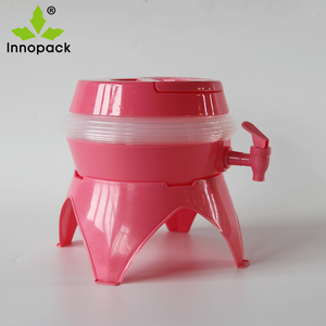 Kamp gezileri için musluk ile çok renkli taşınabilir PVC katlanabilir su deposu - Product Image 6