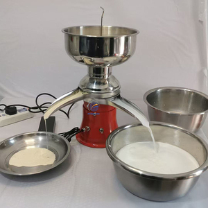 Fabrika satış süt Skimmer süt yağ alma makinesi ayıklamak tereyağı peynir taze süt krema ayırıcı 50L/h ev kullanımı için