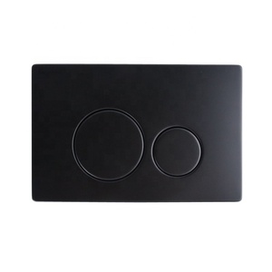 Placa de botón pulsador de doble descarga de acero inoxidable con placa de actuador de cisterna oculta con acabado dorado cepillado para