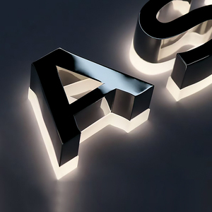 Custom Led Channel Letters Outdoor Store Signage 3d Logotipo Sinal led backlit sinal eletrônico Iluminado Sinais sinalização - Product Image 5