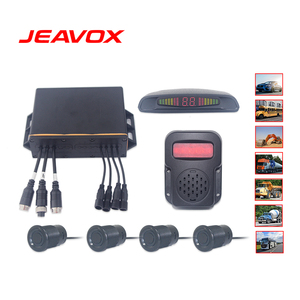 Parking <strong>Sensor</strong> Auto Aid LED Display Radar Alarm System with <strong>4</strong> <strong>Sensors</strong> <strong>Reverse</strong> Backup Monitor Detector for Truck Universal IP 69K
