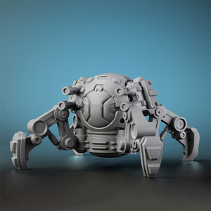 DnDボードゲーム用カスタムサイズバトルドロイド卓上RPGミニチュア手描き3D樹脂像 - Product Image 1