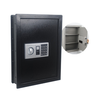Caja fuerte de código electrónico de acero montado en la pared para almacenamiento - Product Image 1