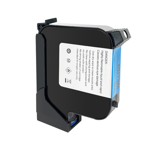 Cartucho de impresión de inyección de tinta solvente de secado rápido para marcado de código de lote en cartuchos de tinta compatibles con cartón de plástico y metal de madera - Product Image 2