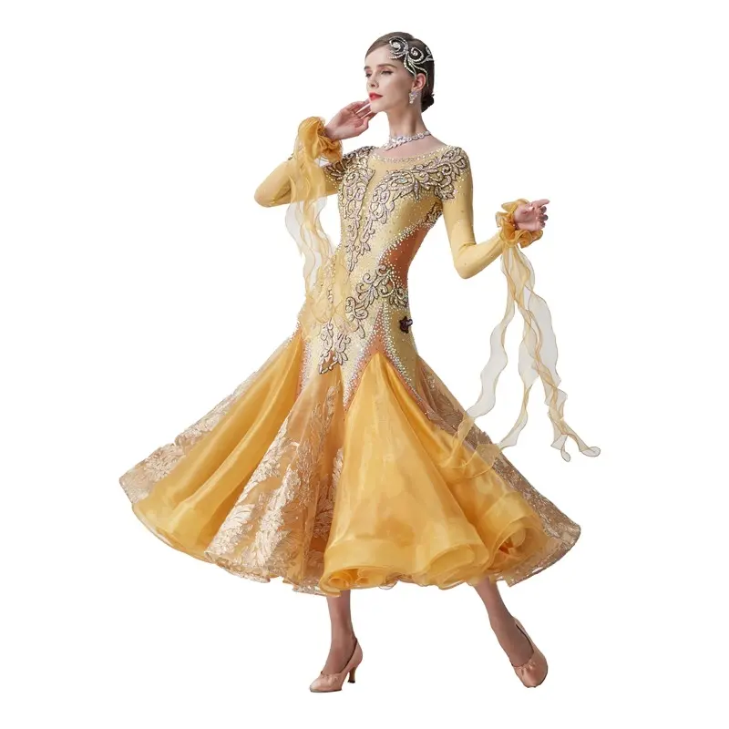 B-19443 Giá Rẻ Womens Latin Khiêu Vũ Dresses Đảng Cuộc Thi Nhảy Hiện Đại Ăn Mặc Cho Nữ Waltz