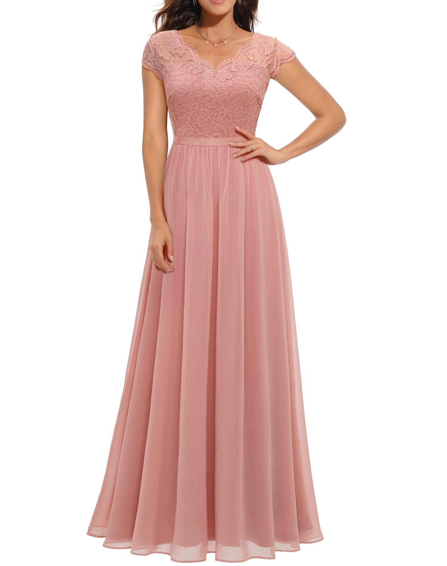 manches courtes rose