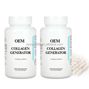 OEM <strong>Collagen</strong> Generator Supplements Complex Protects <strong>Collagen</strong> with Choline Silicon Hair Skin Nails Advanced 120 Capsules - Product Image 3