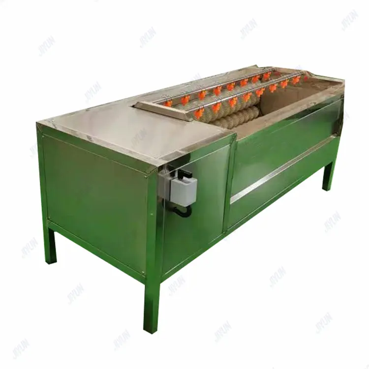 Cassava and Potato Cleaning and Peeling Machine Brush Roller Washing and Peeling Machine