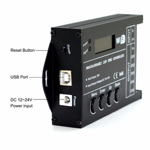 Tc421 Controller programmabile Wifi luci a Led 5 canali 20A 12V 24V Dimmer Smart Switch per l'illuminazione delle piante - Product Image 3