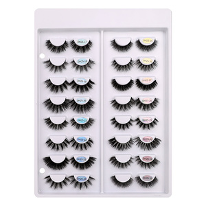 סיטונאי 3d 5d 6d 8d רכים נפח Cils טבעי ריסים מלאכותיים מינק מגשי מותאם אישית תיבת עפעף C D תלתל פרטי תווית ריסים - Product Image 6