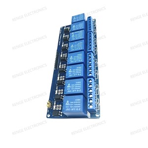 Modulo relè a 8 vie con optoaccoppiatore, scheda di controllo relè, relè PLC con indicatore luminoso, DC12V - Product Image 1