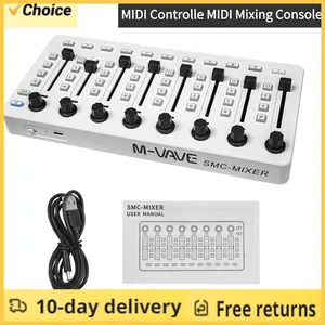 M-VAVE smc-en elektroakustik enstrümanlar için kablosuz MIDI denetleyici karıştırma konsolu BT bağlantısı USB ses Video aksesuarı - Product Image 2