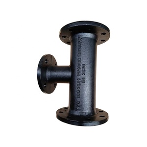 Sắt dễ uốn tất cả các mặt bích kết thúc bằng TEE cho nguồn cung cấp nước đường ống kết nối - Product Image 2