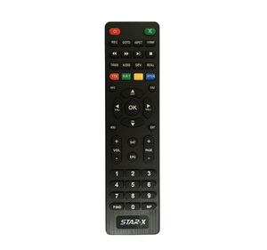 4-Button Universal <strong>Remote</strong> Control <strong>Soft</strong> ABS/Plastic RF Wireless Communication Fixed Code for TV Black Home Use - Product Image 2