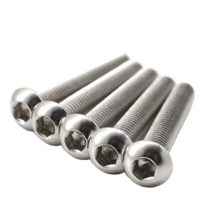 De acero inoxidable de alta calidad hexágono botón cabeza de tornillo de máquina - Product Image 1