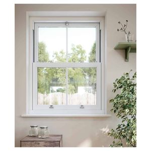 High Quality Energy Saving UPVC Hung <strong>Windows</strong> Double Single Glass Hung <strong>Sash</strong> <strong>Window</strong> Profile Vinyl Upvc <strong>Window</strong> - Product Image 3
