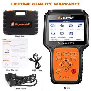 Lettore di codice Scanner FOXWELL OBD2 strumento diagnostico OBD II SRS automobilistico e strumento di scansione spurgo freno ABS - Product Image 4