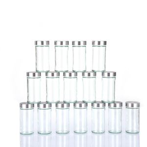 高品质16空玻璃香料罐旋转台面塔香料架厨房独特香料罐 - Product Image 2
