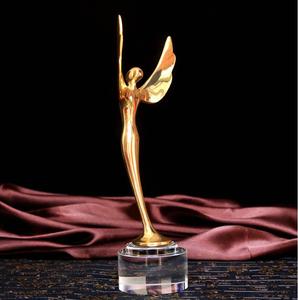 <strong>Oscar</strong> Little Golden Man Customized High Grade Alloy Trophy Annual Meeting Commemorative Trophy Customized Trophy - Product Image 6