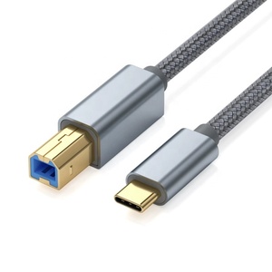 0.5M 1M 1.5M 2M 3M <strong>USB</strong> C Type C Type-C to <strong>USB</strong> <strong>2.0</strong> Type <strong>B</strong> Male Data Sync Printer Scanner Cable Cord Custom <strong>USB</strong> Printer Cable - Product Image 1
